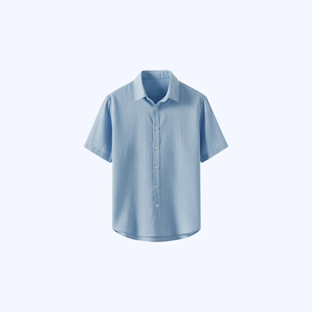Camisa Linho Manga Curta