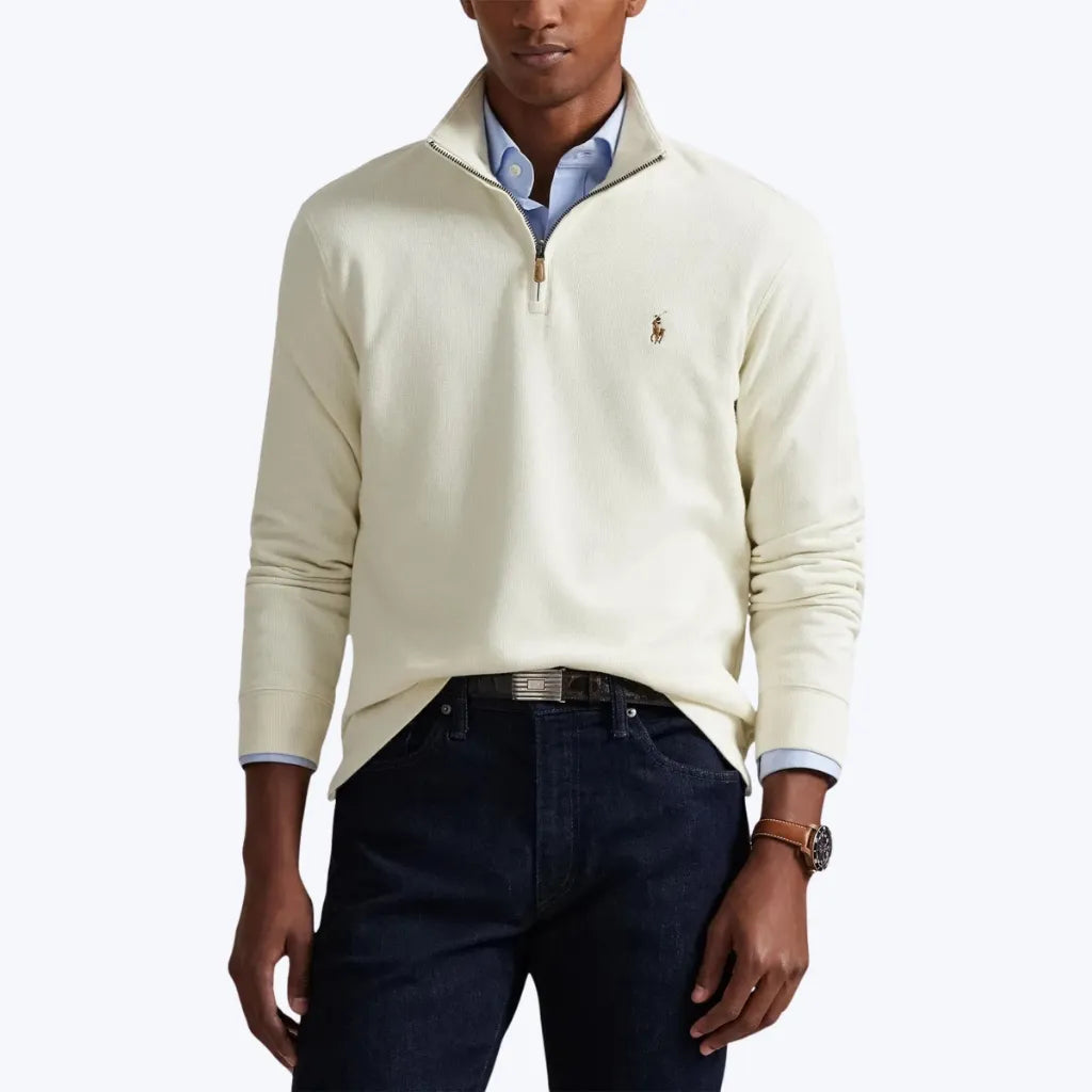 Moletom com Zíper Parcial Rauph Lauren