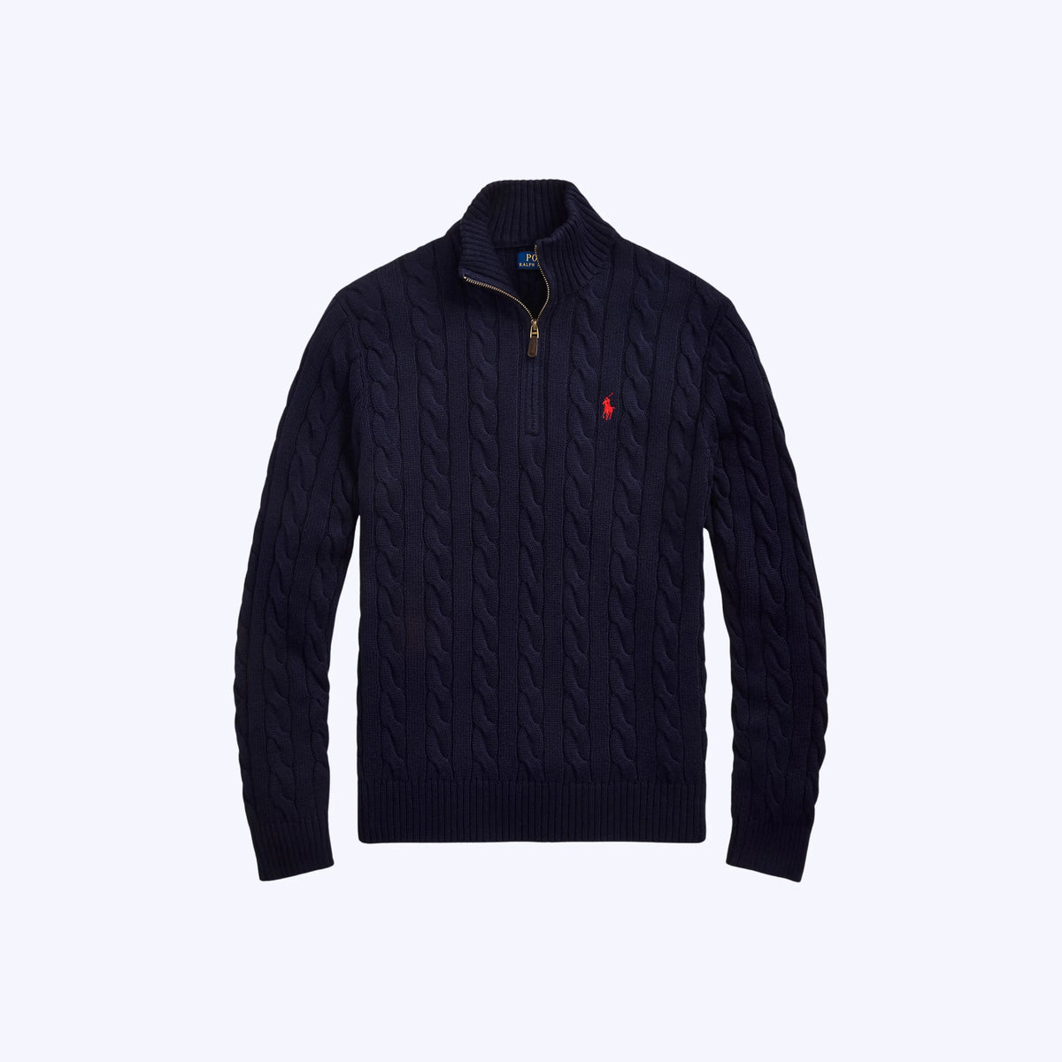 Suéter Tricô Polo R&L Marinho