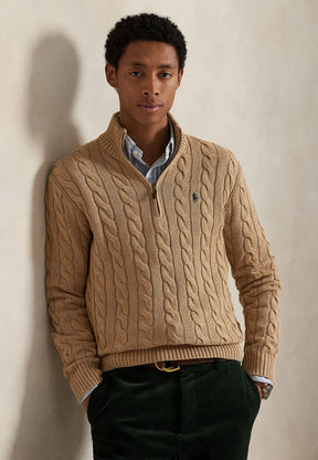 Suéter Tricô Polo R&L Creme