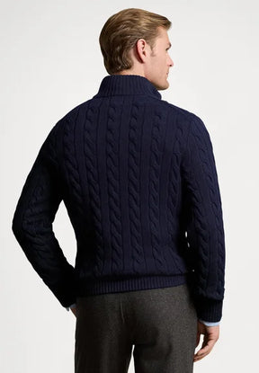 Suéter Tricô Polo R&L Marinho
