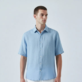 Camisa Linho Manga Curta