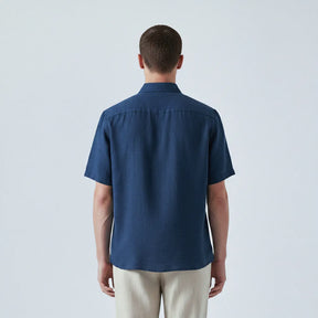 Camisa Linho Manga Curta