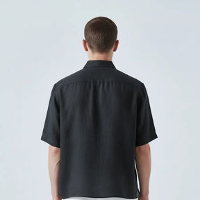 Camisa Linho Manga Curta