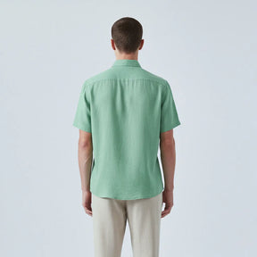 Camisa Linho Manga Curta