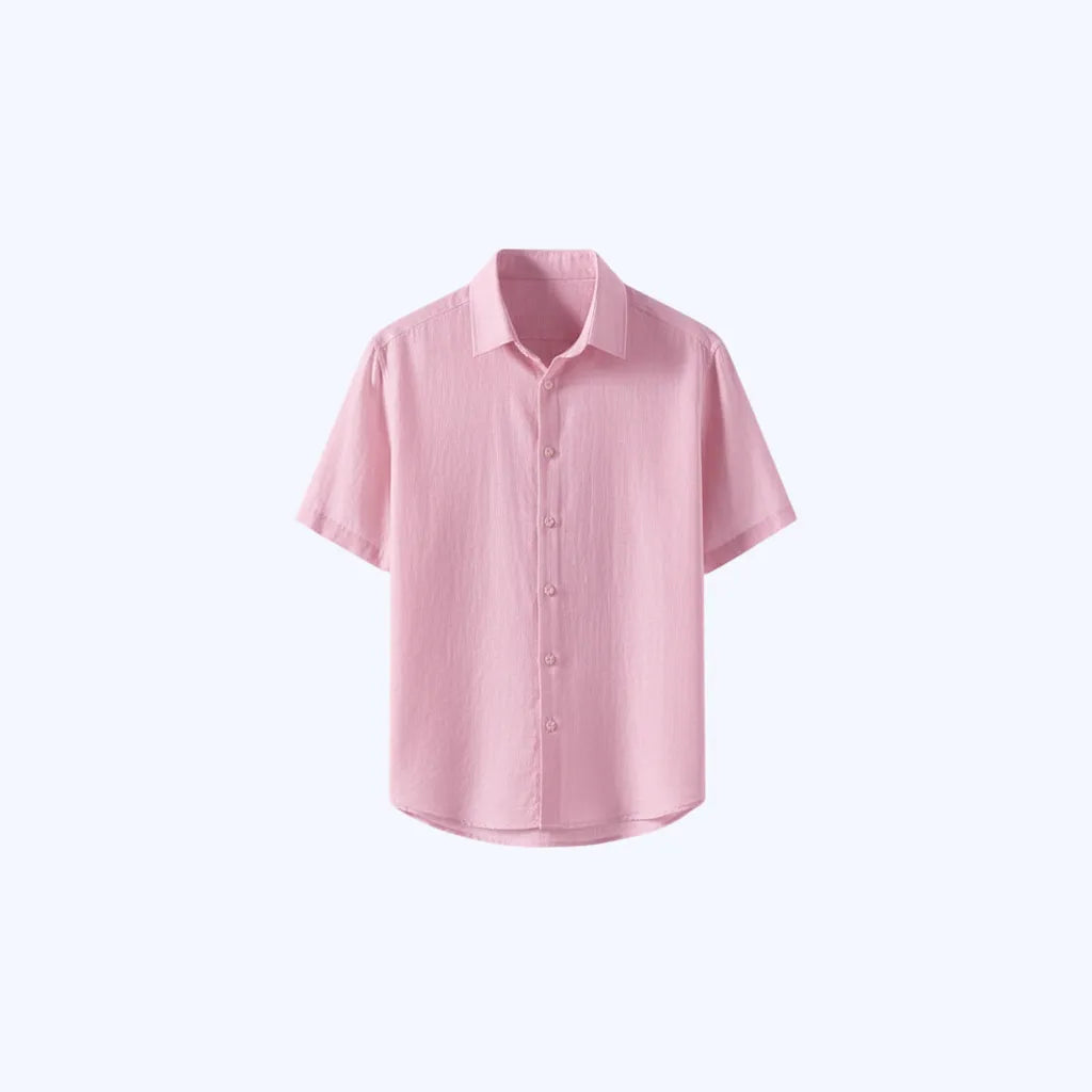 Camisa Linho Manga Curta