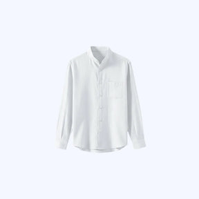 Camisa 100% Linho Gola Mandarim