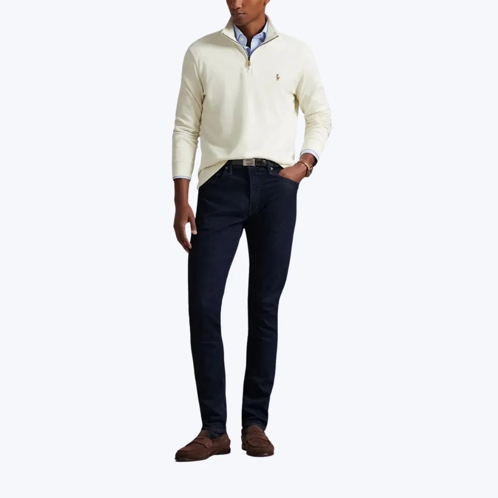 Moletom com Zíper Parcial Rauph Lauren