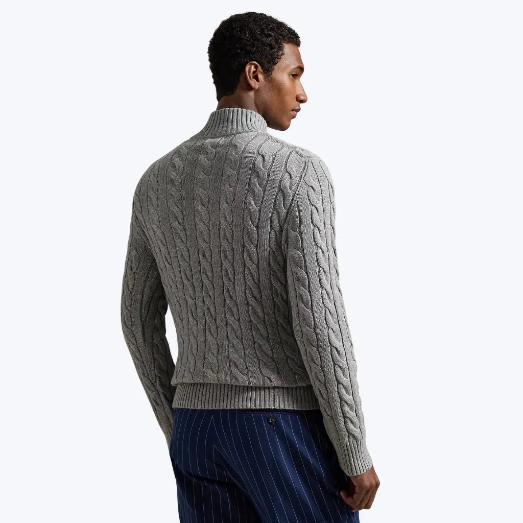 Suéter de Algodão com Zíper Ralph Lauren