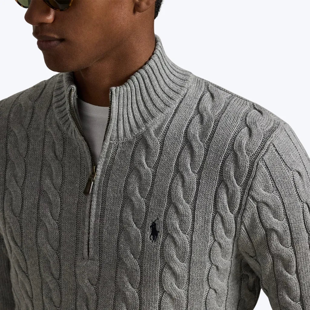 Suéter de Algodão com Zíper Ralph Lauren