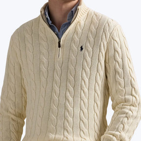 Suéter de Algodão com Zíper Ralph Lauren