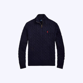 Suéter de Algodão com Zíper Ralph Lauren