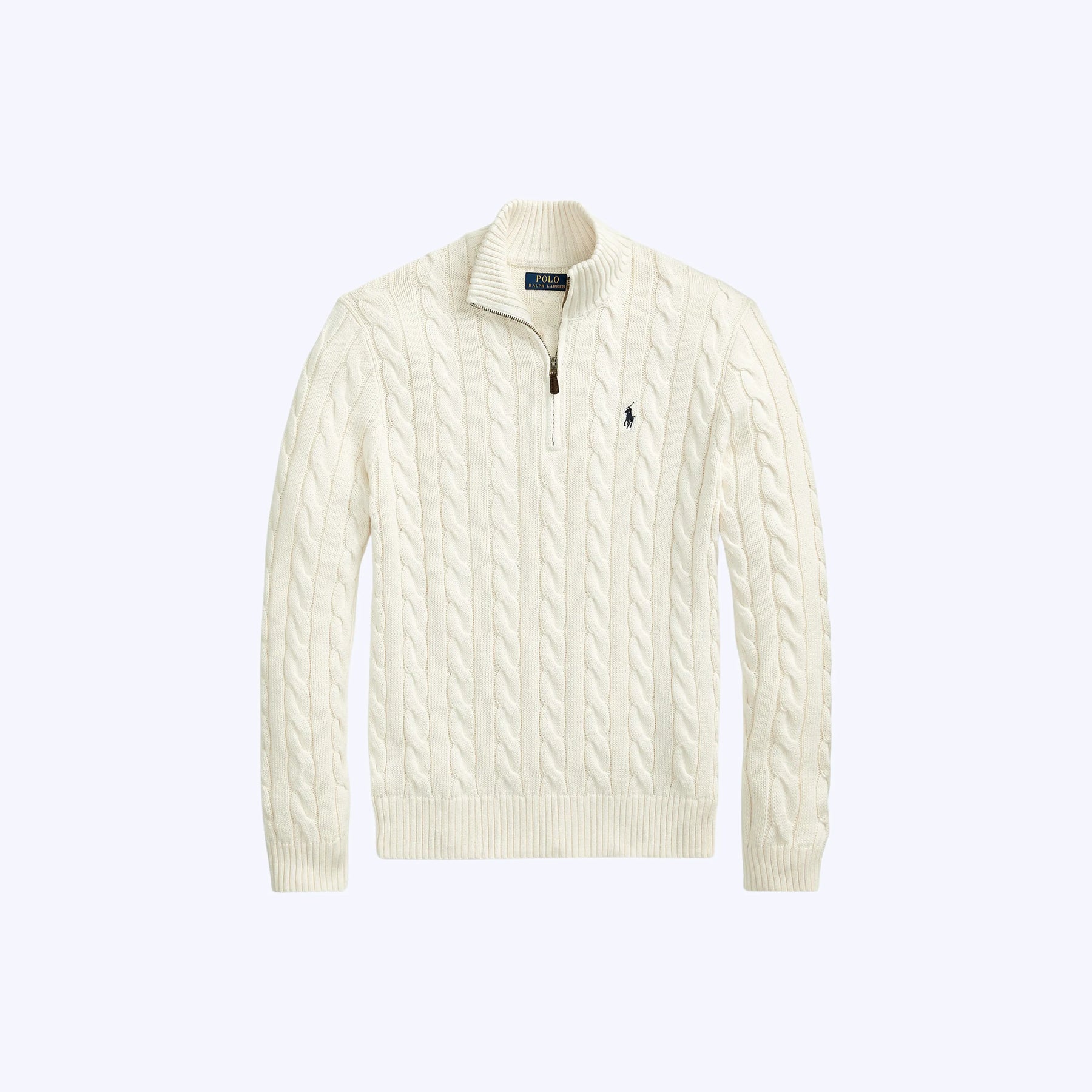 Suéter de Algodão com Zíper Ralph Lauren