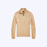 Suéter Tricô Polo R&L Creme