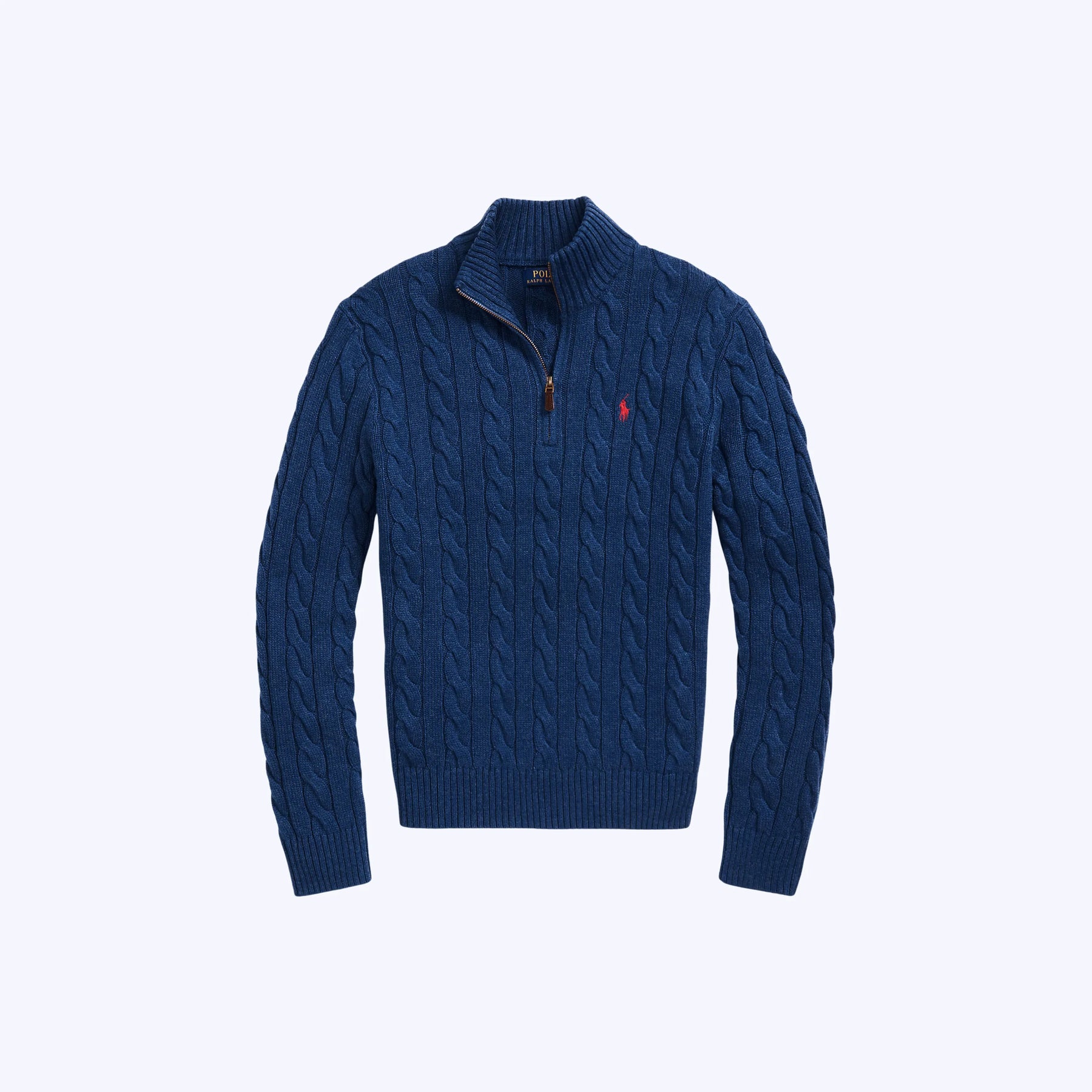 Suéter de Algodão com Zíper Ralph Lauren