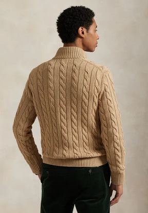 Suéter Tricô Polo R&L Creme