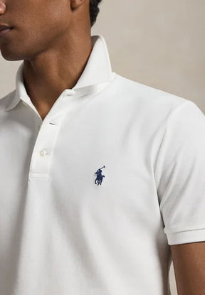Camiseta Polo de Botão R&L Branco