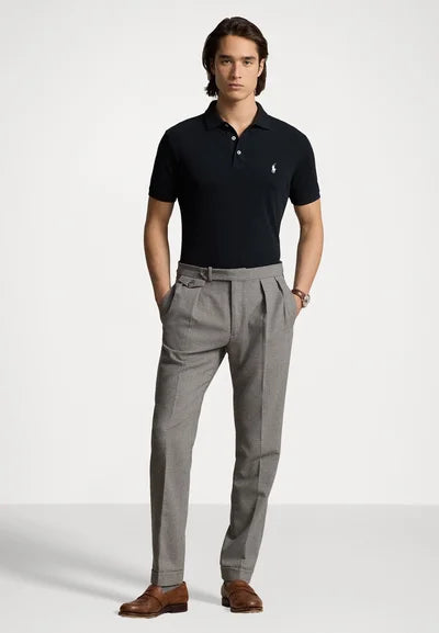 Camiseta Polo de Botão R&L Preto