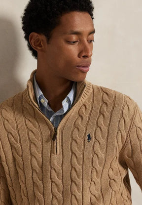 Suéter Tricô Polo R&L Creme